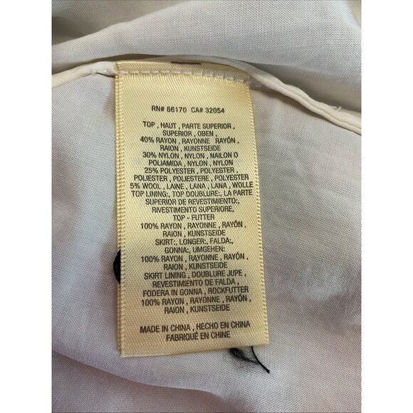 NEW Maeve Anthropologie Black White Floral Crew Neck Osceola Sweater Dress S - Picture 12 of 14